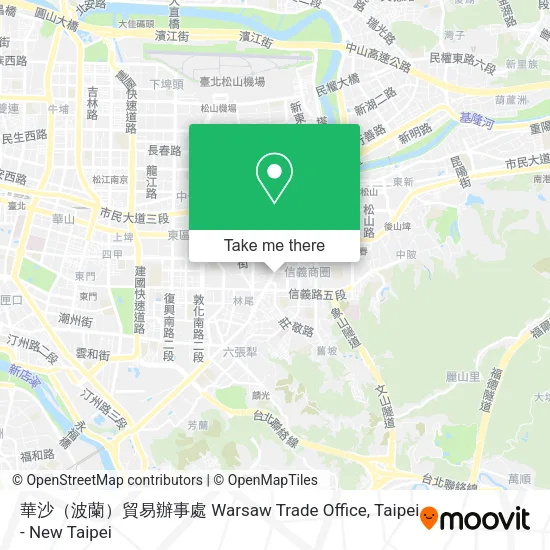 華沙（波蘭）貿易辦事處 Warsaw Trade Office地圖