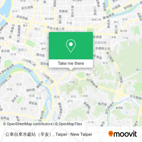 公車自來水處站（辛亥） map