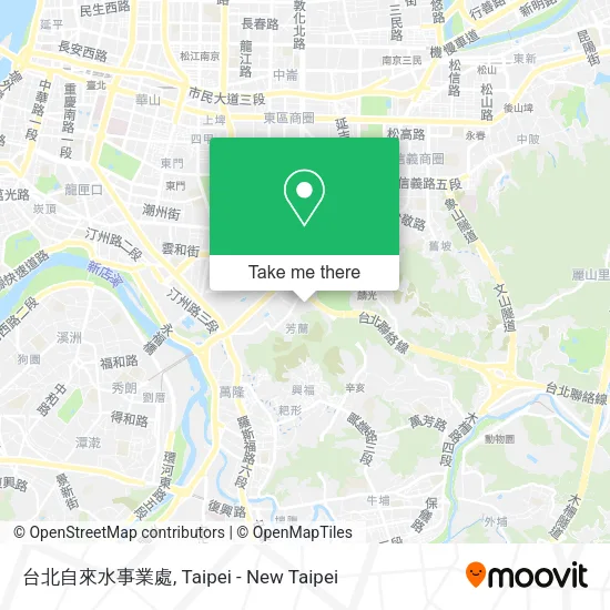 台北自來水事業處地圖