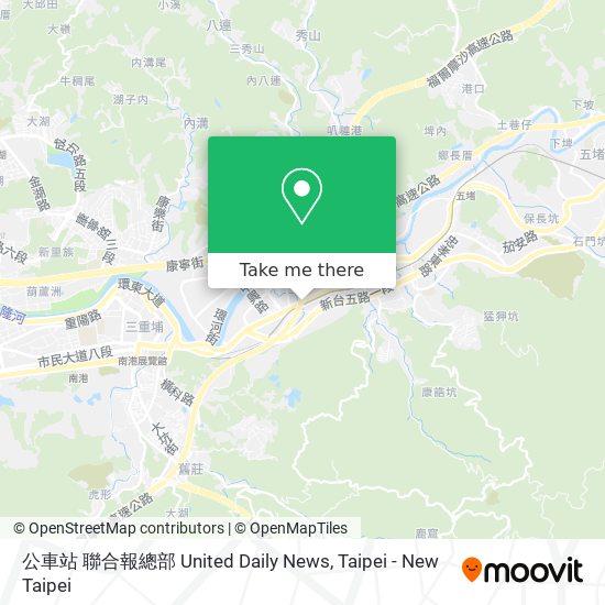 公車站 聯合報總部 United Daily News地圖