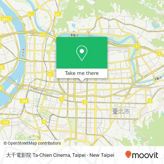 大千電影院 Ta-Chien Cinema map
