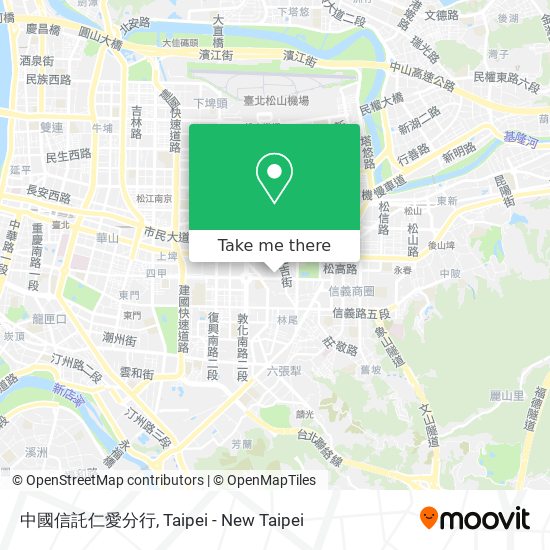 中國信託仁愛分行地圖