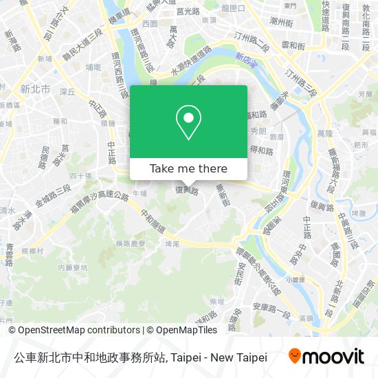 公車新北市中和地政事務所站 map