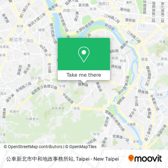 公車新北市中和地政事務所站 map