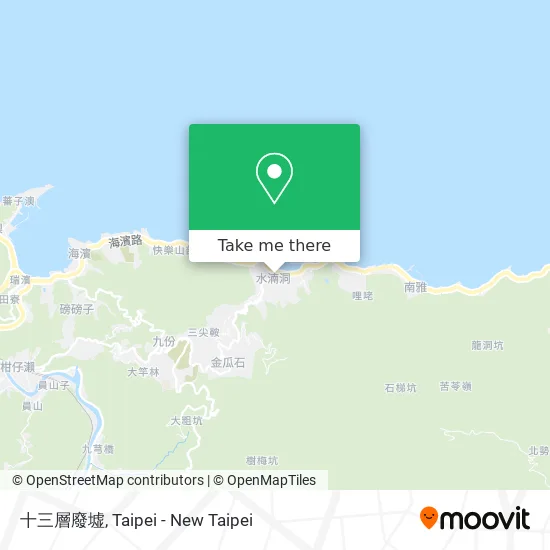 十三層廢墟 map
