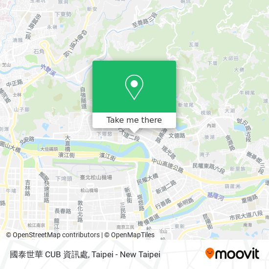國泰世華 CUB 資訊處 map