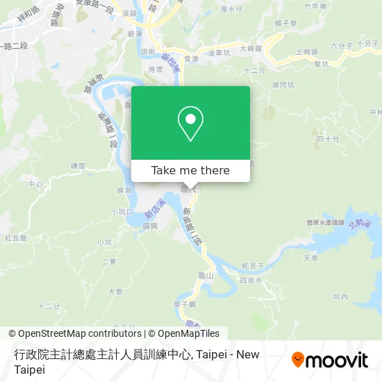 行政院主計總處主計人員訓練中心 map