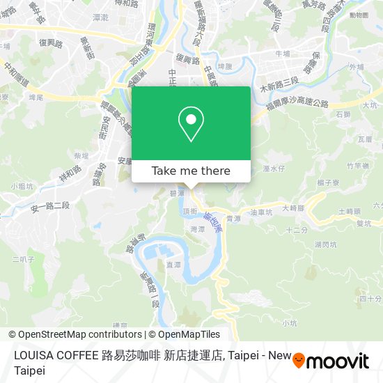 LOUISA COFFEE 路易莎咖啡 新店捷運店 map