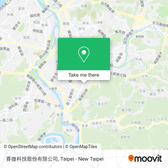 賽微科技股份有限公司地圖