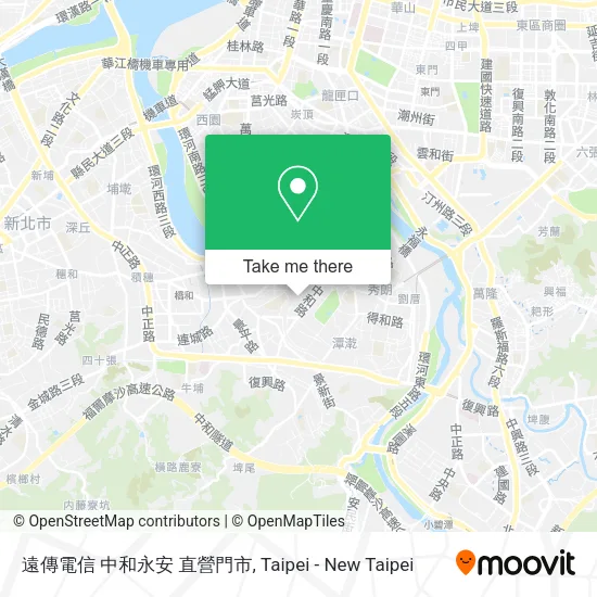 遠傳電信 中和永安 直營門市 map
