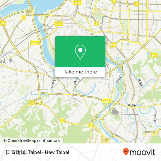 田青瑜珈 map
