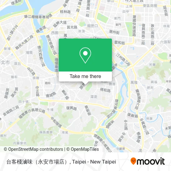 台客棧滷味（永安市場店）地圖