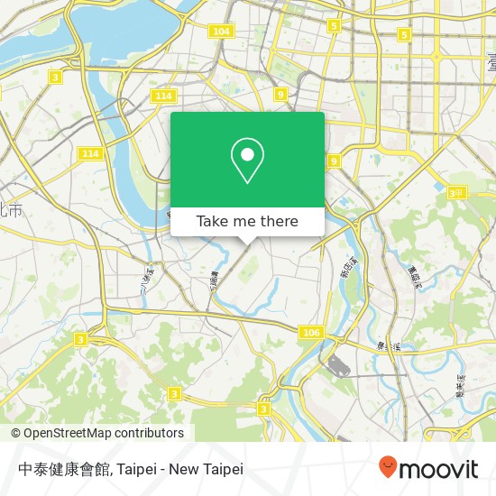 中泰健康會館 map