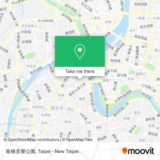 板橋音樂公園地圖