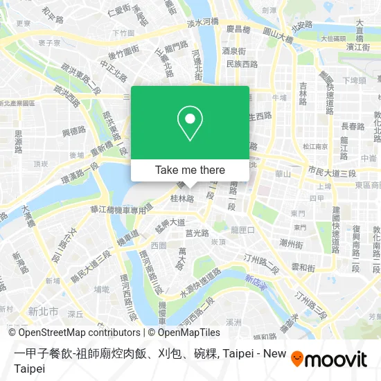 一甲子餐飲-祖師廟焢肉飯、刈包、碗粿 map