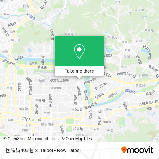 撫遠街403巷 2地圖