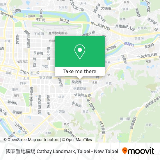 國泰置地廣場 Cathay Landmark map