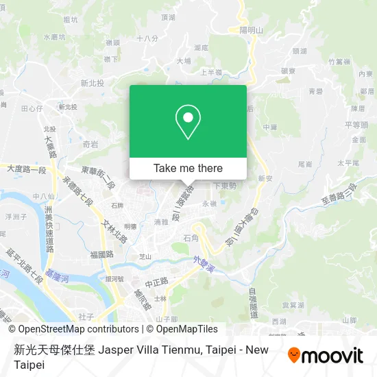 新光天母傑仕堡 Jasper Villa Tienmu map