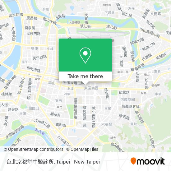 How To Get To 台北京都堂中醫診所in 大安區by Bus Metro Or Train