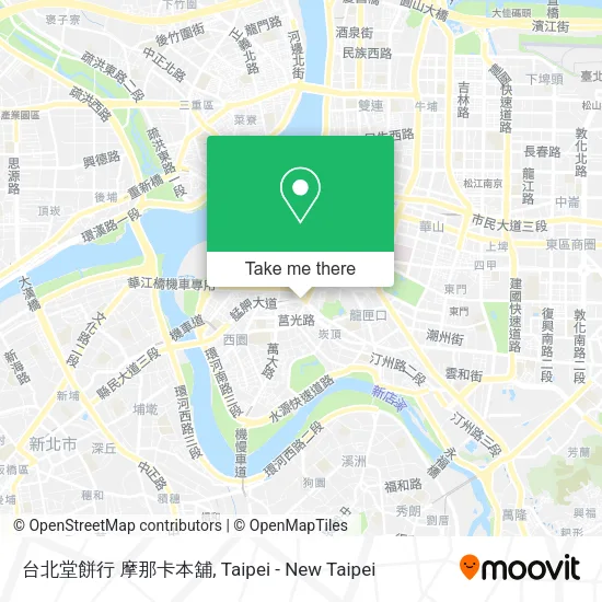 台北堂餅行 摩那卡本舖地圖