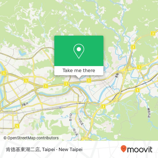 肯德基東湖二店 map