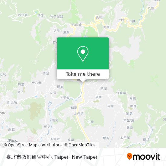 臺北市教師研習中心 map