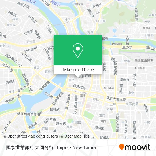 國泰世華銀行大同分行 map