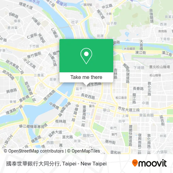 國泰世華銀行大同分行地圖