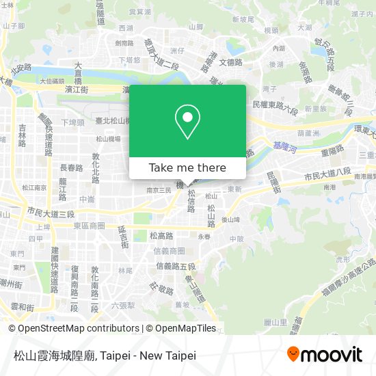 松山霞海城隍廟 map