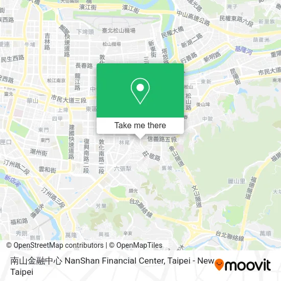 南山金融中心 NanShan Financial Center地圖