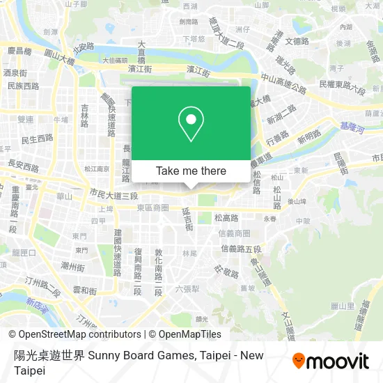陽光桌遊世界 Sunny Board Games地圖