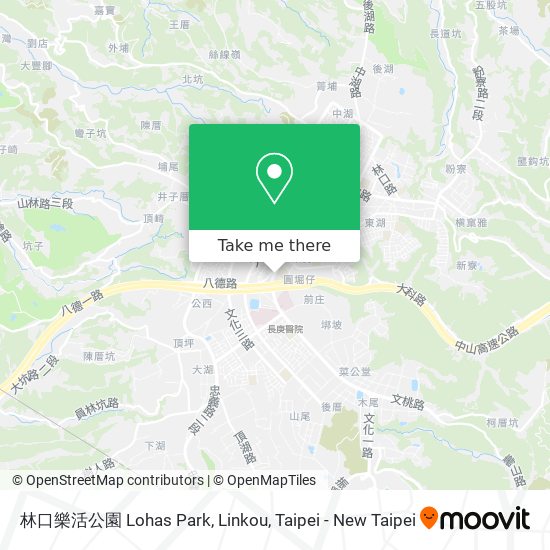 林口樂活公園 Lohas Park, Linkou map