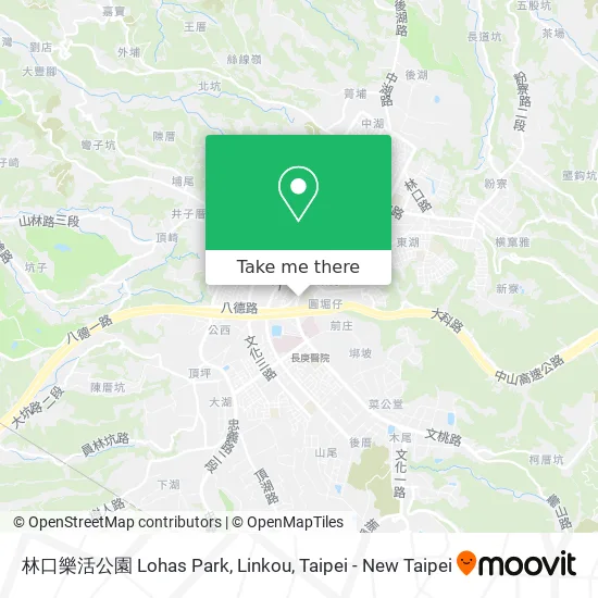 林口樂活公園 Lohas Park, Linkou map