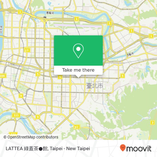 LATTEA 綠蓋茶●館地圖