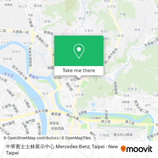 中華賓士士林展示中心 Mercedes-Benz map