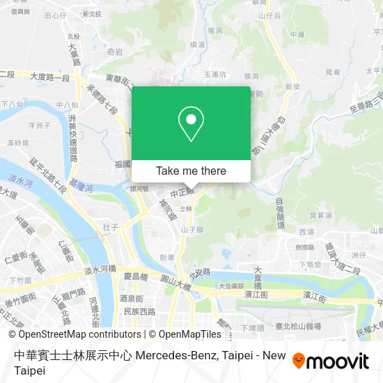 中華賓士士林展示中心 Mercedes-Benz map