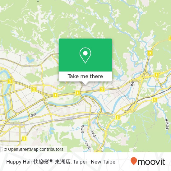 Happy Hair 快樂髮型東湖店 map