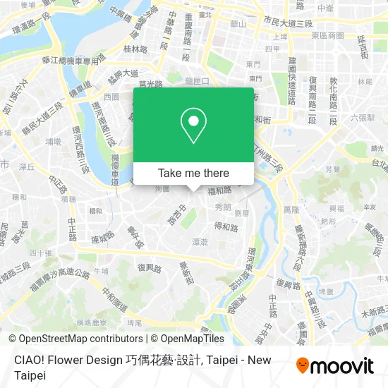 CIAO! Flower Design 巧偶花藝·設計 map