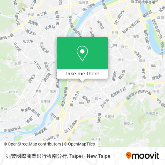 兆豐國際商業銀行板南分行 map