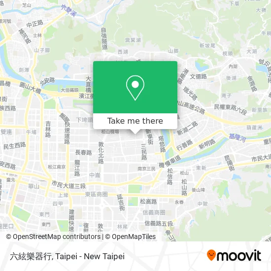六絃樂器行 map