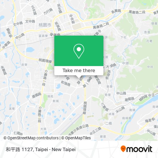 和平路 1127地圖