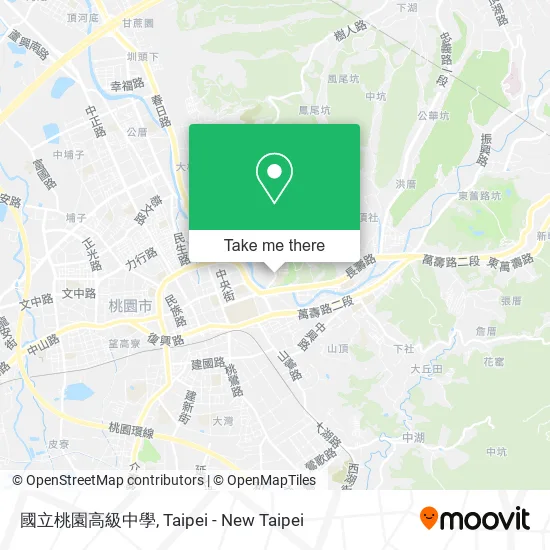 國立桃園高級中學地圖