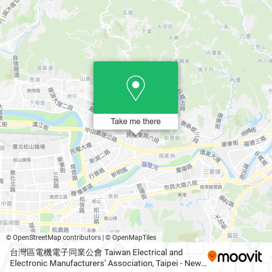 台灣區電機電子同業公會 Taiwan Electrical and Electronic Manufacturers’ Association map