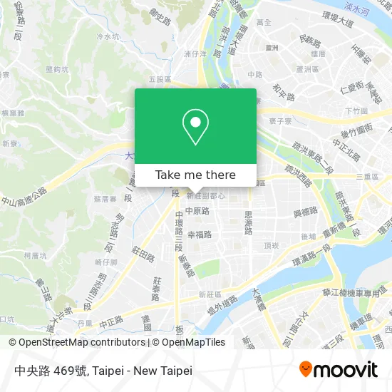 中央路 469號 map
