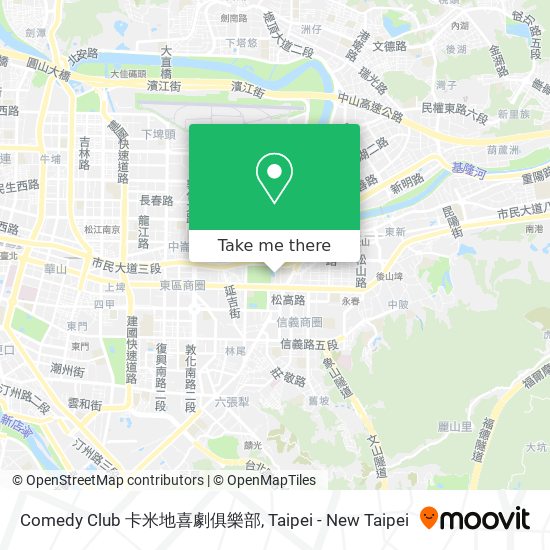 Comedy Club 卡米地喜劇俱樂部 map