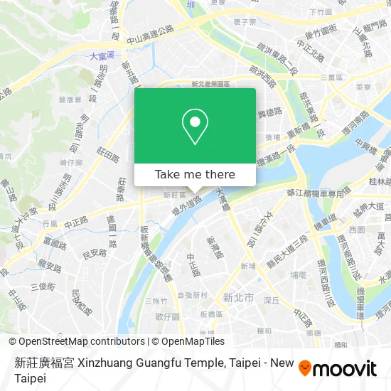 新莊廣福宮 Xinzhuang Guangfu Temple map