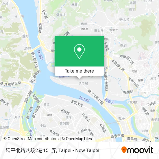 延平北路八段2巷151弄地圖