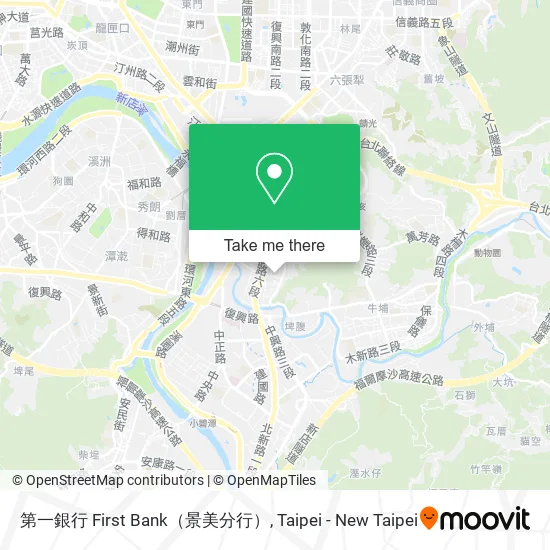 第一銀行 First Bank（景美分行）地圖