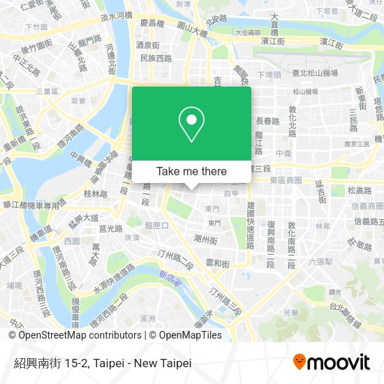 紹興南街 15-2地圖