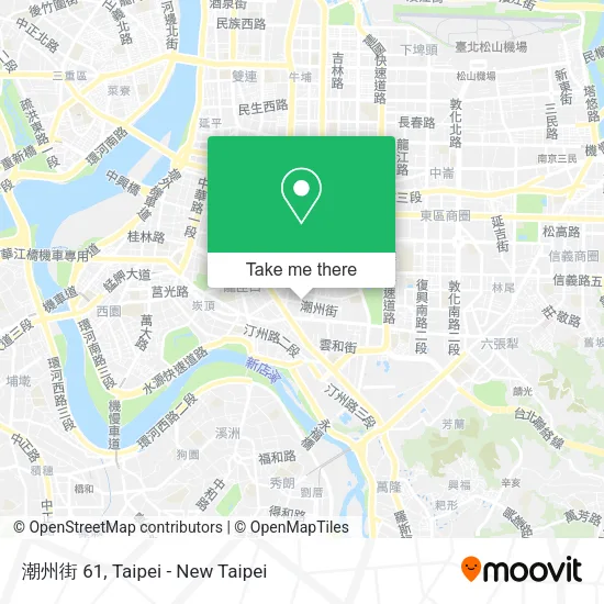 潮州街 61地圖